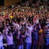 Ein großer Gospelchor beim Gospel-Kirchentag. Foto: Stiftung Creative Kirche