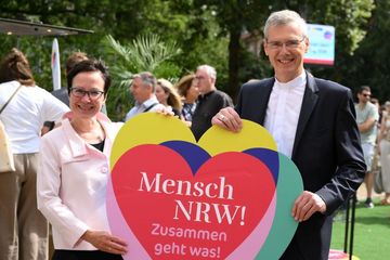 NRW-Tag. Foto: epd Präses Dr. Adelheid Ruck-Schröder und Bischof Dr. Heiner Wilmer