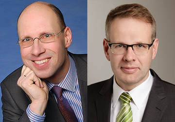 Pfarrer Hansjörg Federmann, links und Pfarrer Dr. Gerald Hagmann Foto: KK Bochum