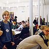 Gespräche und kreative Gruppenarbeitsphasen standen bei der SchülerInnenakademie im Mittelpunkt. Foto: Evangelisches Studienwerk e.V