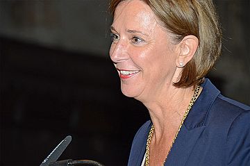 Yvonne Gebauer, Ministerin für Schule und  Weiterbildung des Landes NRW. Foto: Purz/EKvW