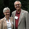 Pfarrerin Christel Weber, Vorsitzende des UCC-Ausschusses der EKvW, und John Krueger. Foto: EKvW