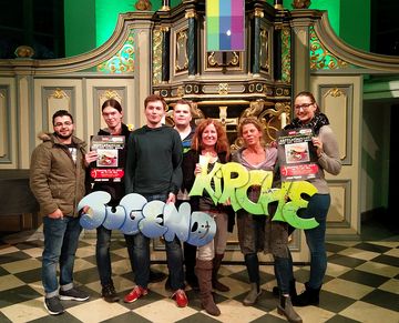 Das Team der Jugendkirche lädt zum Gottesdienst am 1. Advent ein. Foto: KK Hamm