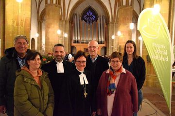 Vesperkirche 2026. Foto: Kirchenkreis Bielefeld Das Orgateam des Eröffnungsgottesdienstes der Vesperkirche.