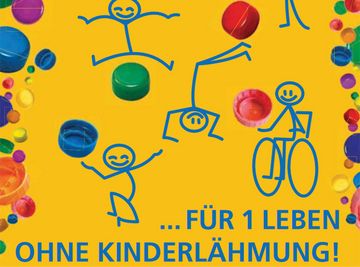 Grafik: Deckel gegen Polio Grafik: Deckel gegen Polio