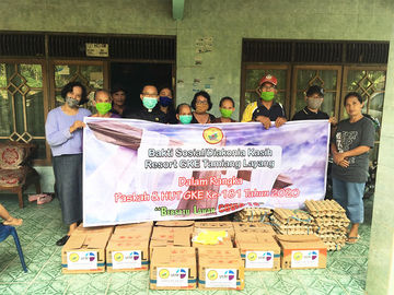 Mitarbeitende der Evangelischen Kirche in Kalimantan (GKE) in Indonesien