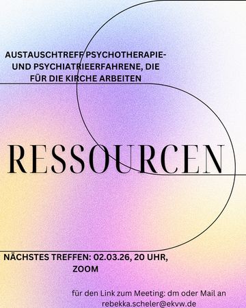 Austauschtreff für Psychotherapie- und Psychiatrieerfahrene
