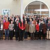 Rund 60 Theologinnen und Theologen sind der Einladung von Präses Annette Kurschus gefolgt. Foto: EKvW