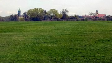 Dieser Blick bot sich schon Martin Luther: Die Elbwiese bei Wittenberg wird der Ort des abschließenden Höhepunkts am Sonntag, 28. Mai. Foto: EKvW Dieser Blick bot sich schon Martin Luther: Die Elbwiese bei Wittenberg wird der Ort des abschließenden Höhepunkts am Sonntag, 28. Mai. Foto: EKvW