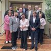 Kirchenleitende rund um Präses Dr. Adelheid Ruck-Schröder gemeinsam mit dem Polnischen Ökumenischen Rat