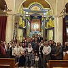 Delegation mit den syrisch-orthodoxen Gastgebern in der Bischofskirche in Adiyaman