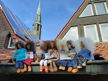 2. Platz: „....In der Zeit haben wir mehrere Projekte mit Erzählfiguren gemacht, die sich ohne Abstand und Maske nah sein durften. (Foto: Corinna Tyrell vom Jugendposaunenchor der evangelischen Kirchengemeinde Everswinkel-Freckenhorst)