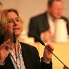 Oberkirchenrätin Petra Wallmann (Bild) berichtete zusmmen mit Daniela Fricke über den »Pfarrdienst mit Zukunft«. Foto: EKvW