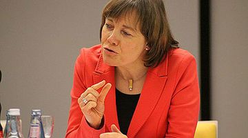 Annette Kurschus, Präses der Evangelischen Kirche von Westfalen. Annette Kurschus, Präses der Evangelischen Kirche von Westfalen.