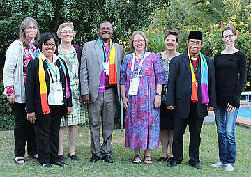 Delegation von VEM, EKiR und EKvW. Foto: Annette Salomo