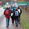 Fast geschafft: Klimapilgerinnen und Klimapilger auf dem Weg nach Kattowitz. Foto: Pilgerweg für Klimagerechtigkeit